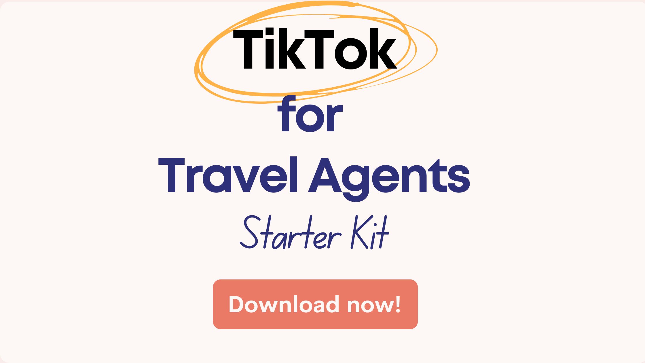 tiktok training for travel agents starter kit